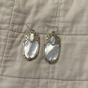 Mother of Pearl Kendra Scott Earrings